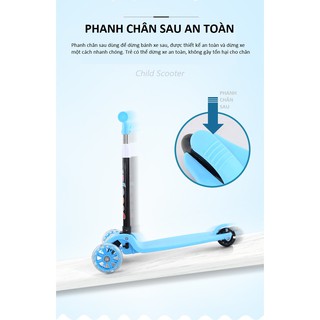Xe Scooter 3 bánh có đèn phát sáng