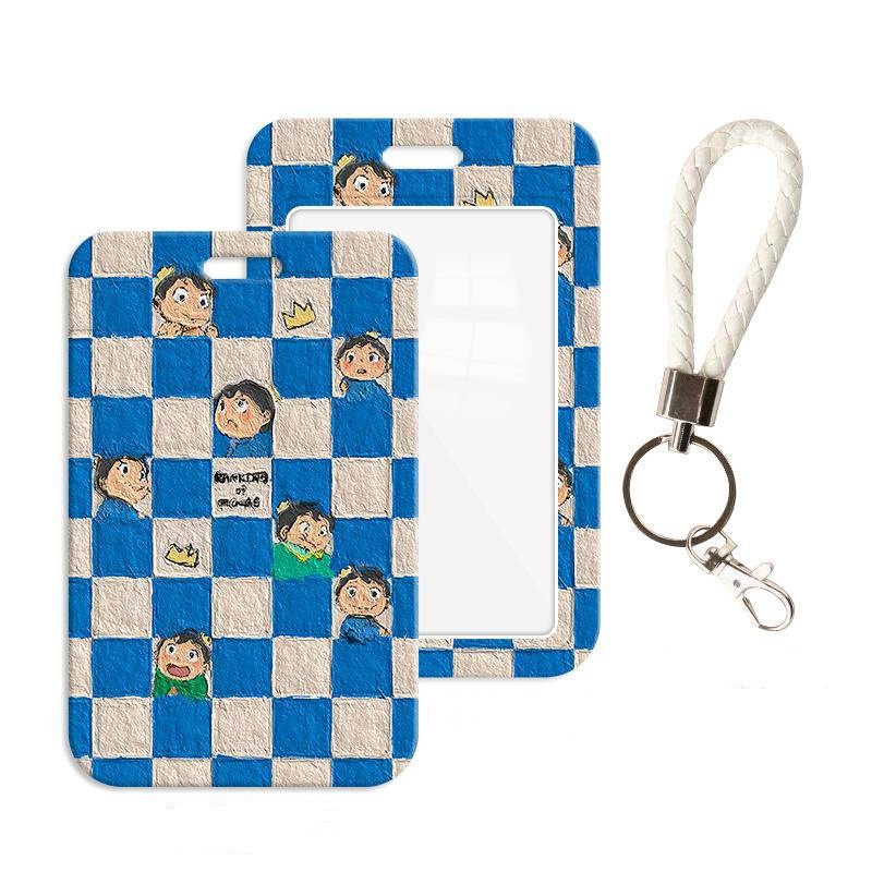Bao Da Điện Thoại Trong Suốt Đựng Thẻ Vẽ Tranh Sơn Dầu Có Dây Treo Cổ Cho Học Sinh Ốp