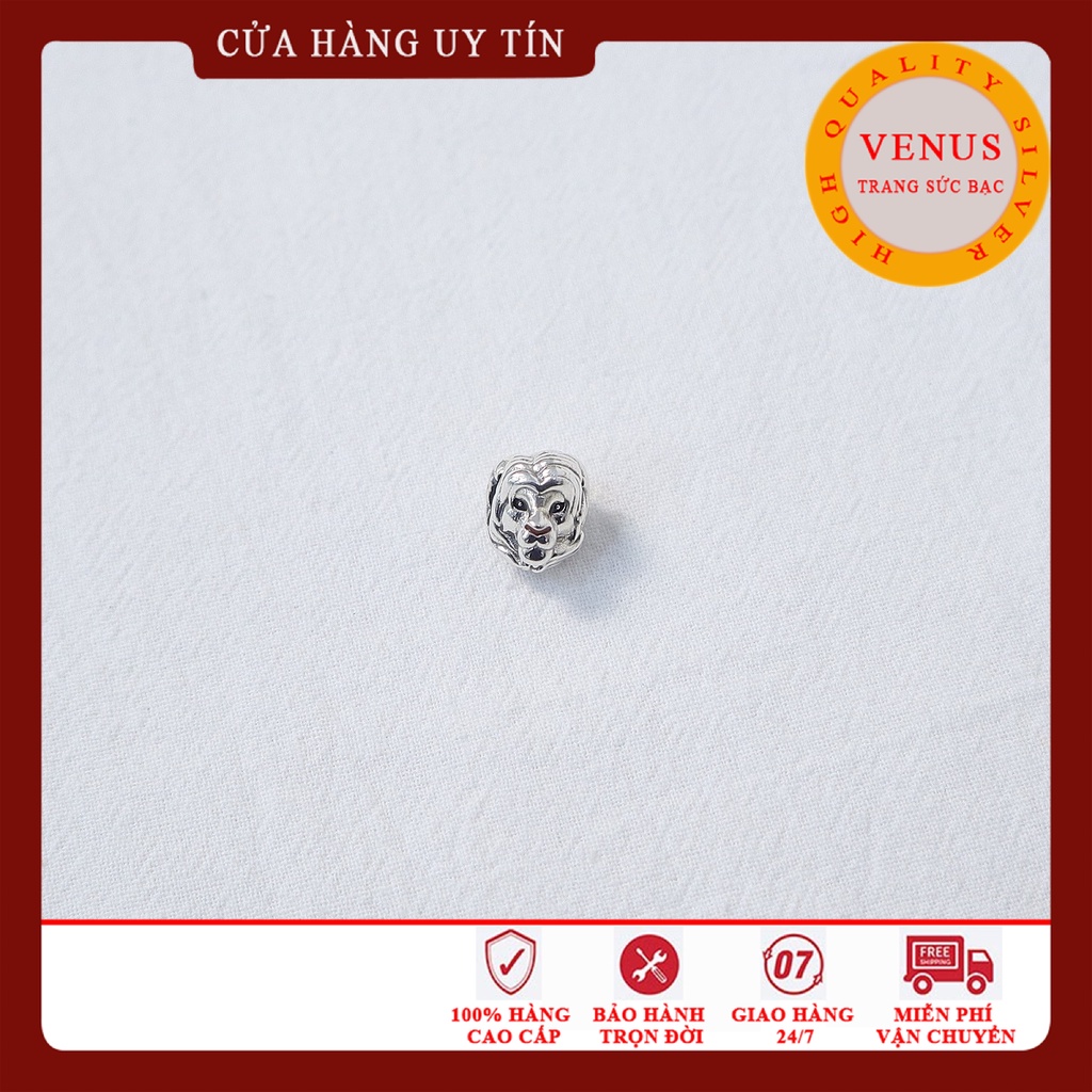 Charm sư tử- S925 cao cấp- Trang sức bạc Venus