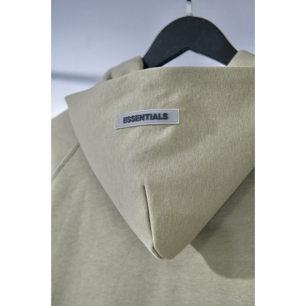Áo Hoodie ESSENTIALS Chữ Phản Quang màu Taupe hot hit 2021 dành cho cả nam nữ