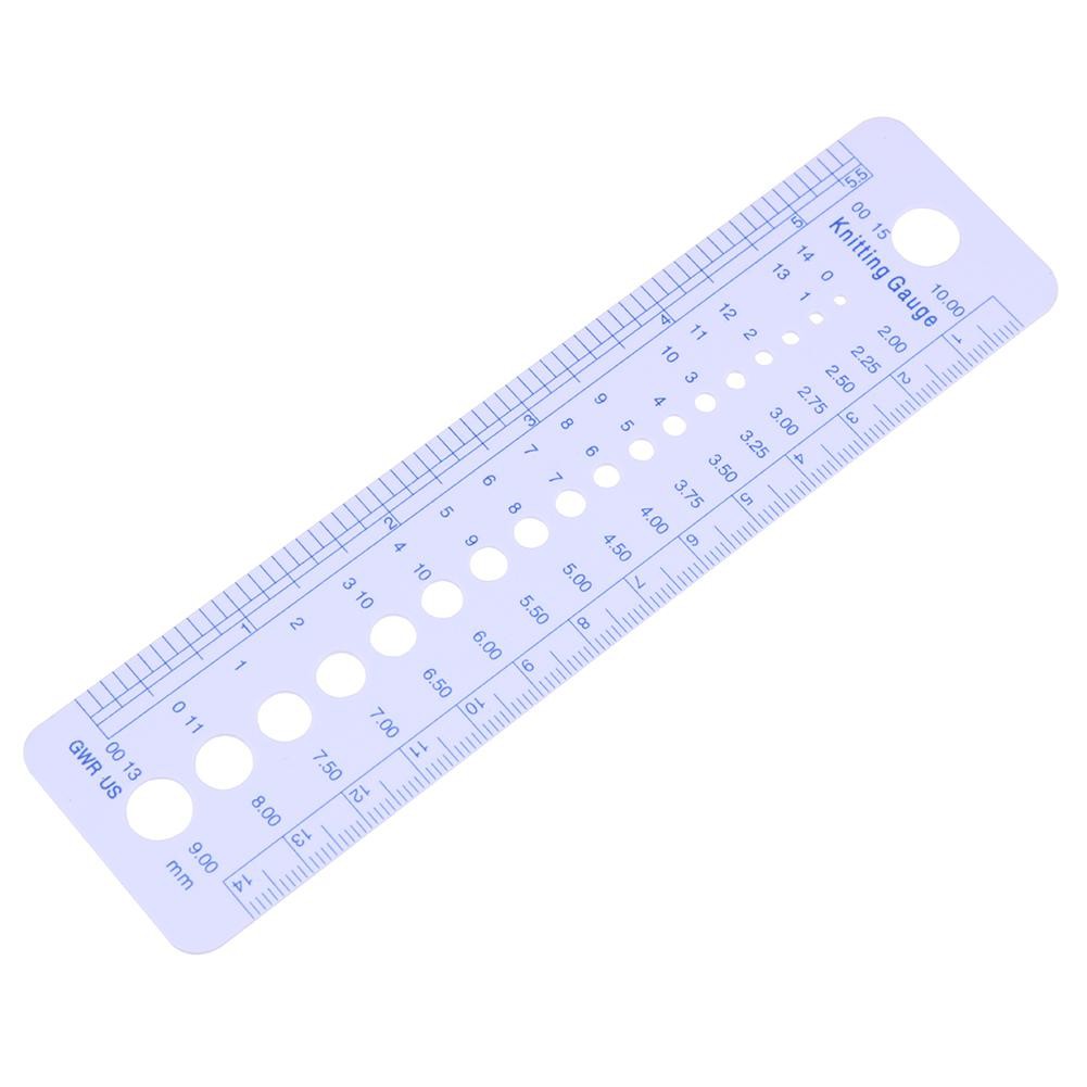Thước đo đường kính đơn vị inch/cm bằng nhựa chuyên nghiệp tiện dụng cho thợ may vá