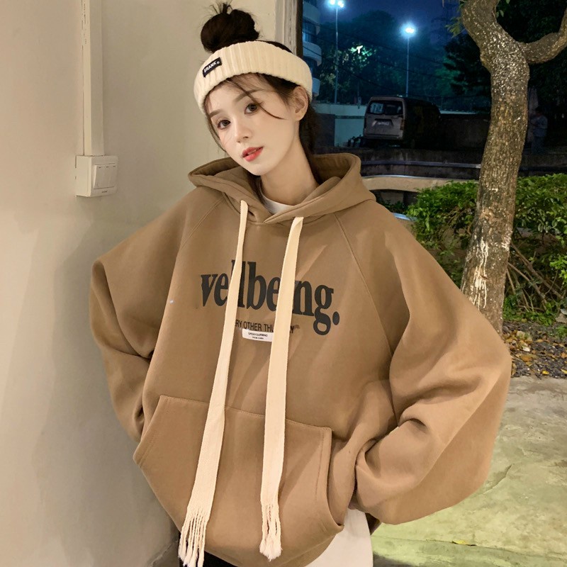 Áo Hoodie Dáng Rộng Unisex Mũ 2 Lớp Có Dây Rút Dài Cao Cấp,Hoodie Tay Phồng Nam Nữ Chất Nỉ Ngoại Dày Dặn | BigBuy360 - bigbuy360.vn
