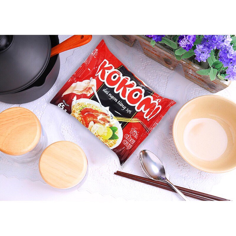 Mì tôm Kokomi chua cay 65g x 30 gói | BigBuy360 - bigbuy360.vn
