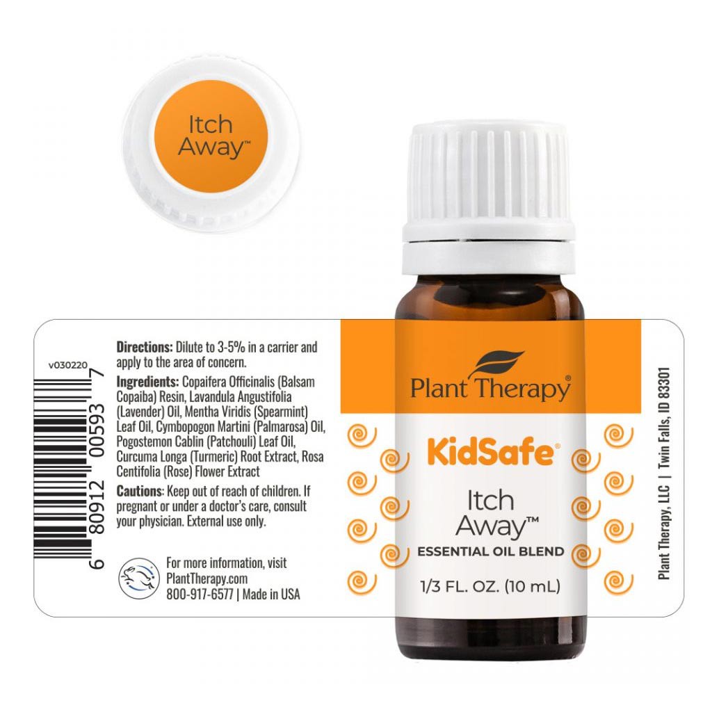 Plant Therapy - Tinh dầu Synergy Giảm Ngứa Côn Trùng Cắn Và Dịu Da - Itch Away KidSafe Essential Oil