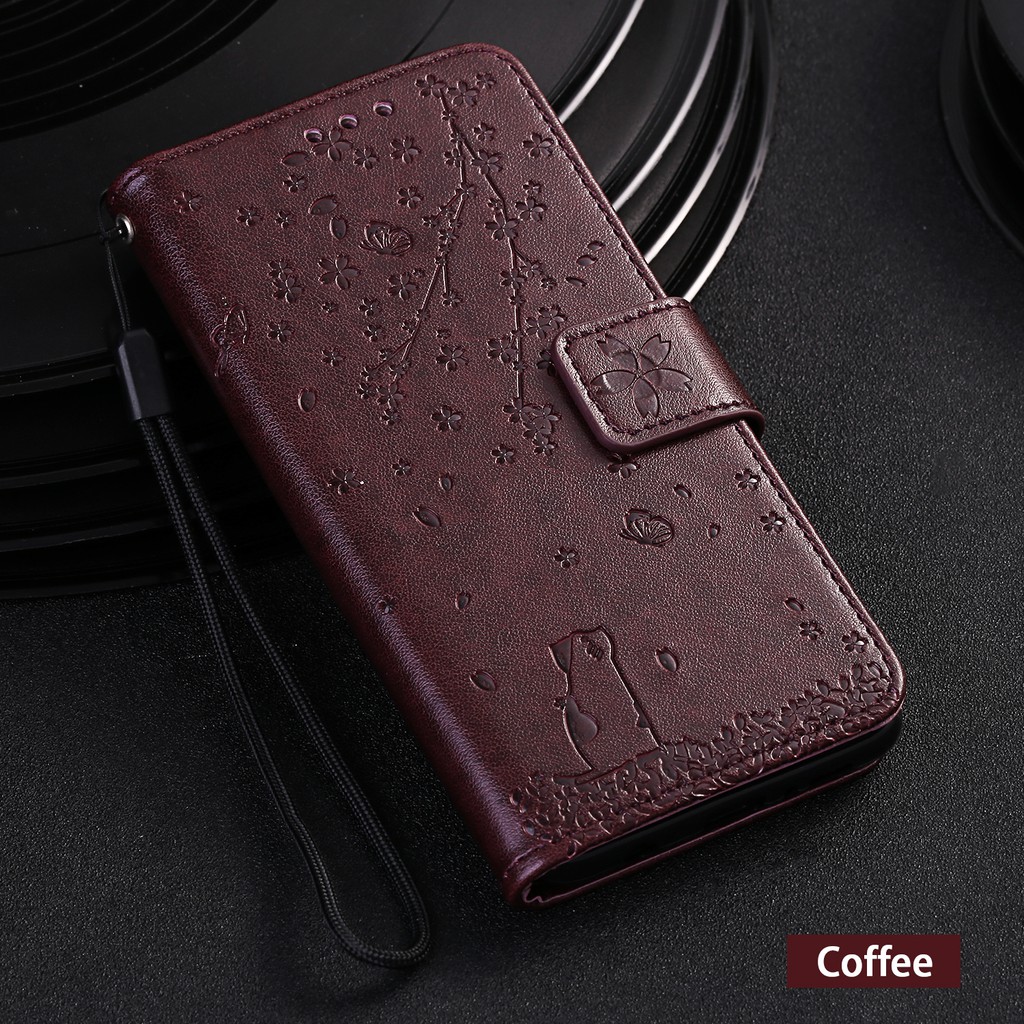 Bao da điện thoại có ngăn để thẻ dành cho Samsung Galaxy J4 J6 Plus J2pro 2018 | BigBuy360 - bigbuy360.vn