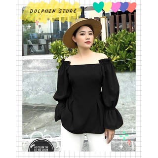 BIGSIZE Áo trễ vai bigsize