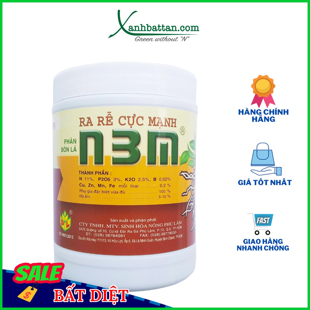 Kích Thích Ra Rễ Cực Mạnh N3M Hủ 500 Gram