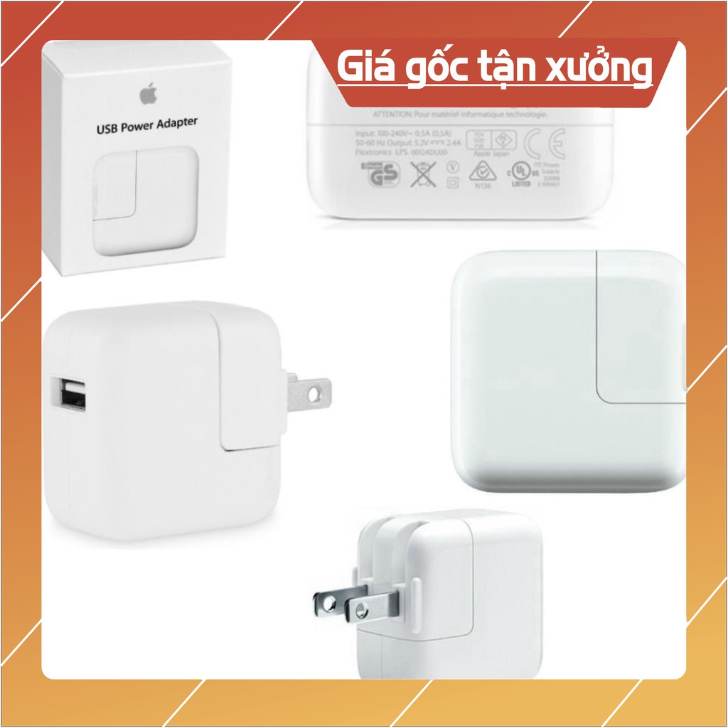 Sản Phẩm Yêu Thích Cốc sạc Ipad sạc nhanh iphone 12w zin chính hãng bóc máy apple Iphone củ sạc ipad 1 2 3 4,IP
