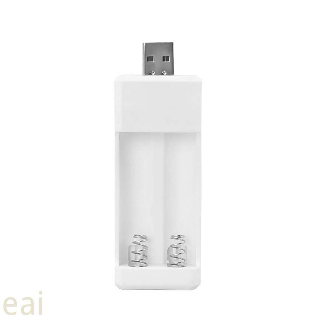 Bộ sạc pin AA AAA 2 ngăn bằng nhựa