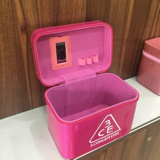 Cốp Đựng Mỹ Phẩm 3CE Số 1 Da Bóng