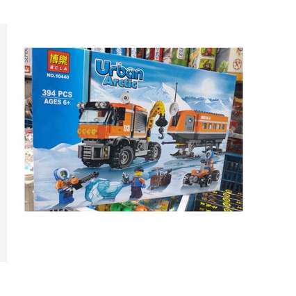 Bộ đồ chơi trẻ em lego City Urban 10440- Thám hiểm cực bắc 394 khối