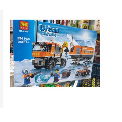 [Ảnh thật] [Rẻ vô địch] Bộ đồ chơi trẻ em lego City Urban 10440- Thám hiểm cực bắc 394 khối