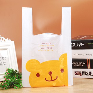 Túi ni lông Hình Gấu và Chữ Cảm ơn GD-063 - Túi quà tặng và hàng mang đi từ shop Túi nilon