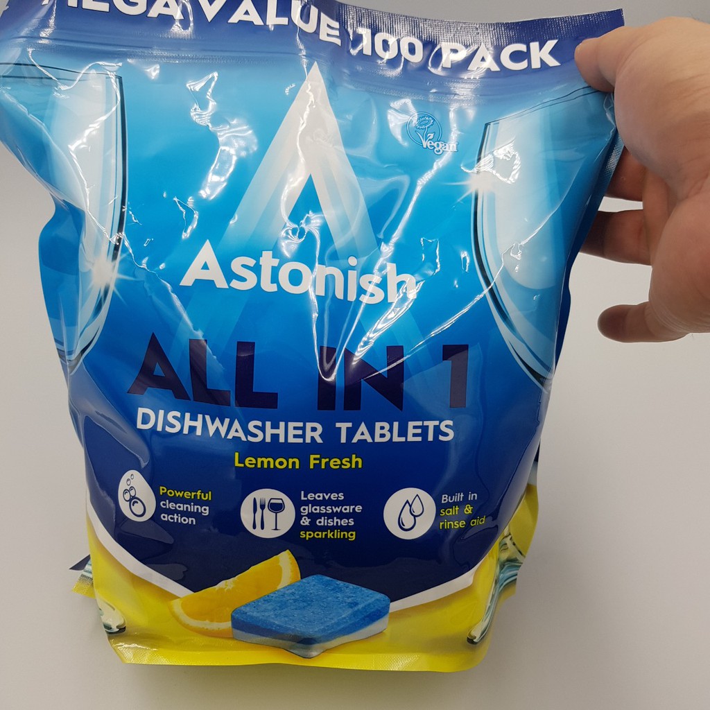 Viên rửa chén bát all in 1 Astonish