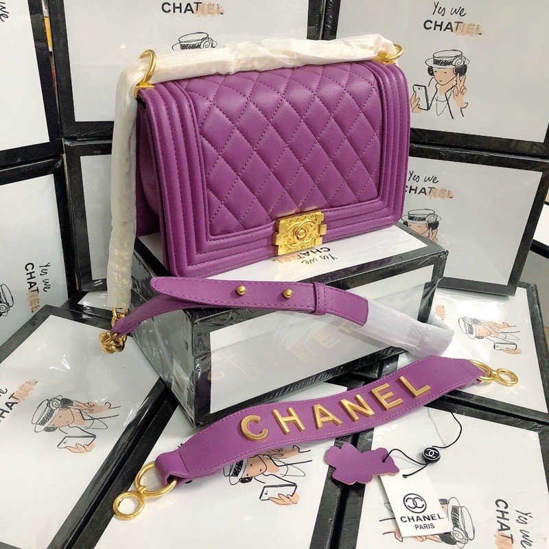 Túi boy  tay cầm chữ