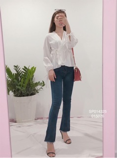 🍭Áo sơ mi cột chéo eo 🍭