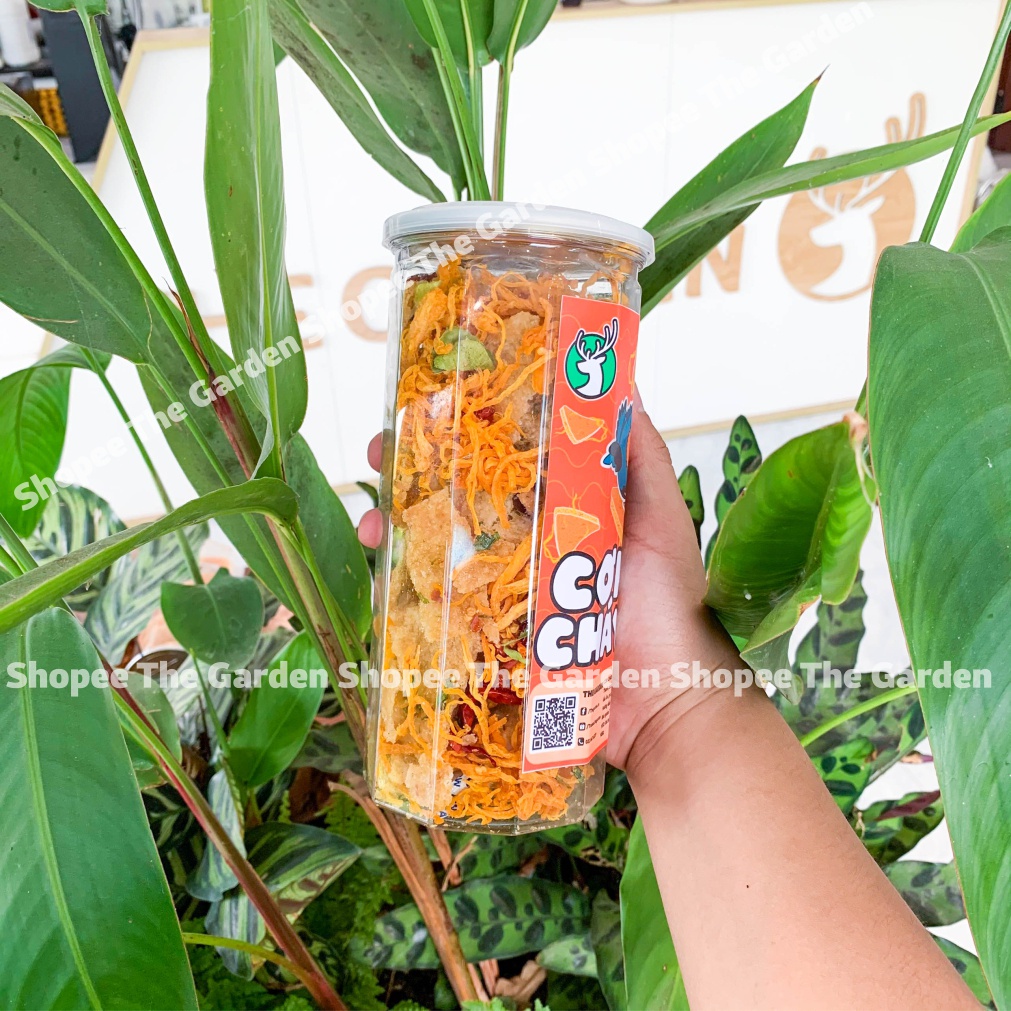 Cơm cháy khô gà The Garden cơm cháy ăn vặt siêu ngon 300gram