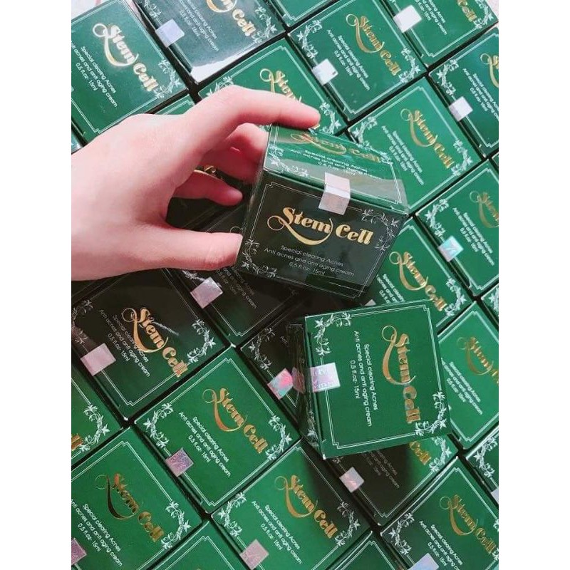 Kem xoá mụn thâm Stemcel xanh