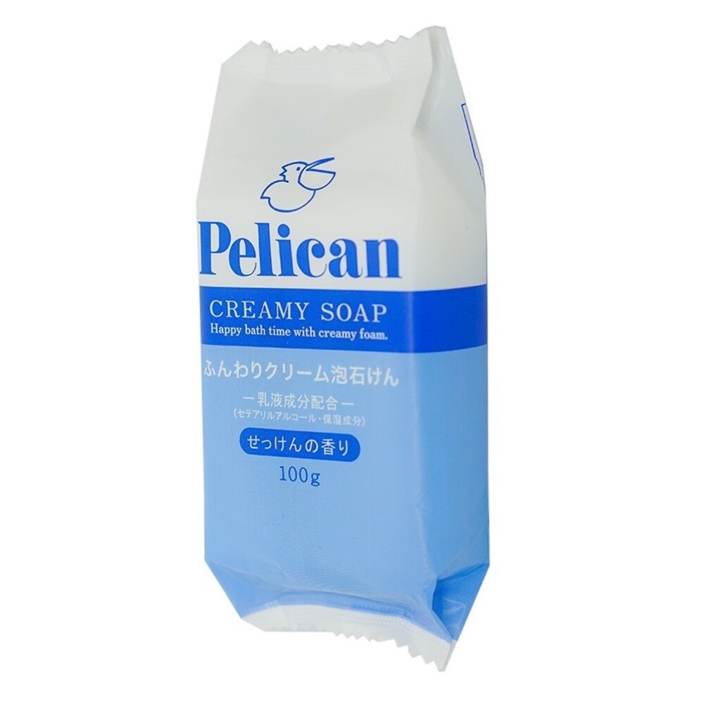 Xà phòng Pelican Creamy Soap 100g chiết xuất từ dầu cọ