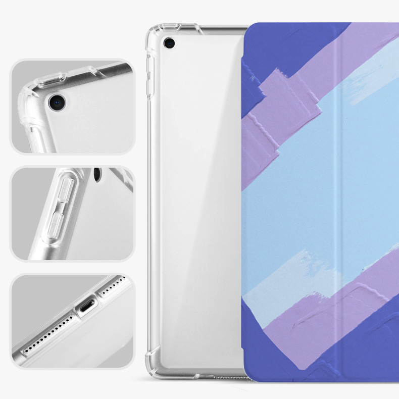 Bao Da Máy Tính Bảng Thông Minh Có Khe Cắm Bút tương thích với iPad Air 4 Air 3 Pro 10.5 7/8/9th Gen 10.2 5/6th Gen 9.7 Mini 5