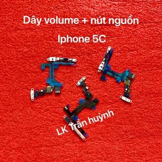 Dây nút nguồn - âm lượng - míc - dây volume iphone 5C zin