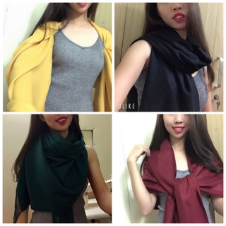 combo 2 khăn quàng cổ cashmere loại 1