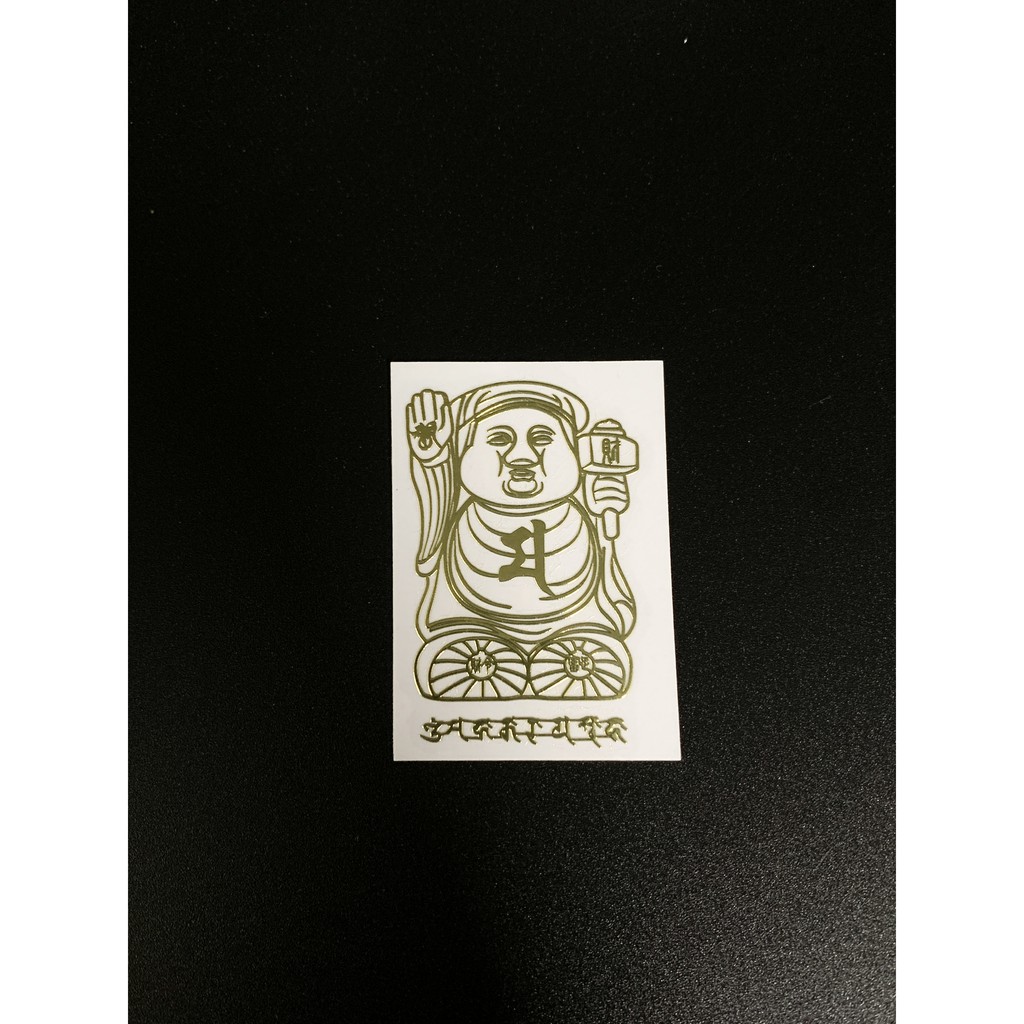 Miếng Dán Linh Phù Thần Tài Cầm Búa - Miếng Dán Trang Trí Điện Thoại Laptop, Để Ví