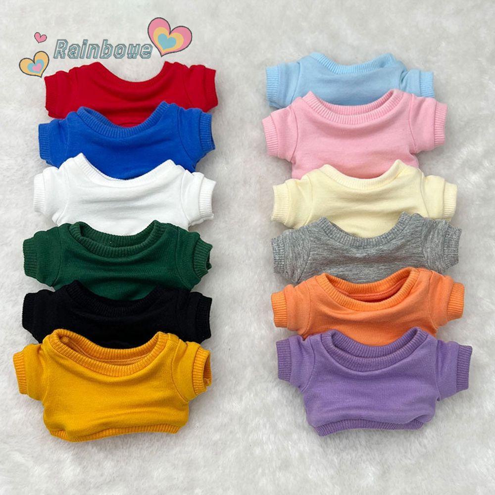 Áo Thun Họa Tiết Cầu Vồng Cho Búp Bê 20cm