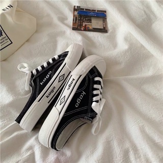 Giày không gót chữ ulzzang