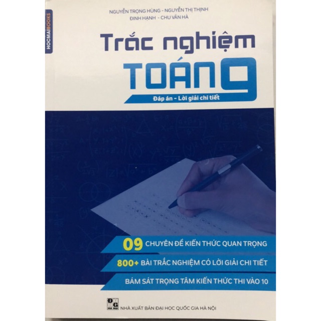 Sách - Trắc nghiệm Toán 9