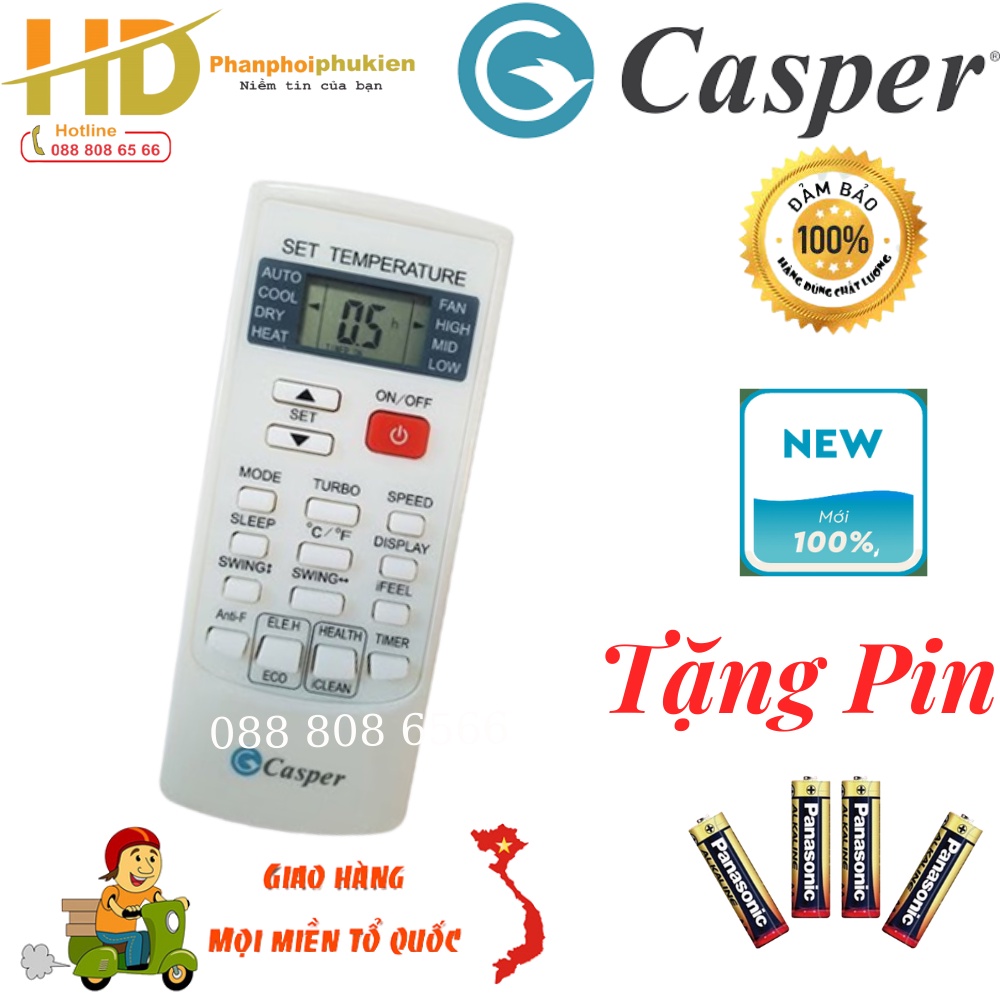 HÀNG LOẠI TỐT - Điều Khiển remote Điều Hòa Máy Lạnh Casper
