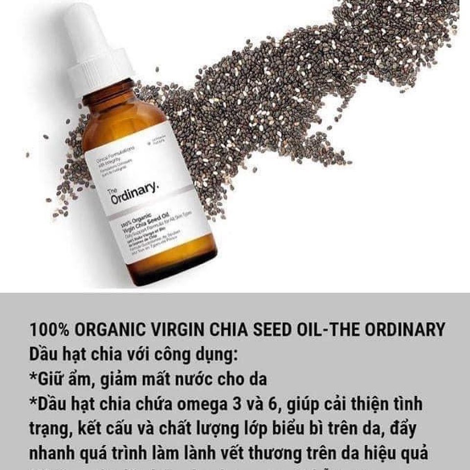 Tinh dầu hạt Chia thiên nhiên The Ordinary 100% Organic Virgin Chia Seed Oil 30ml [BII SEPHORA] | BigBuy360 - bigbuy360.vn