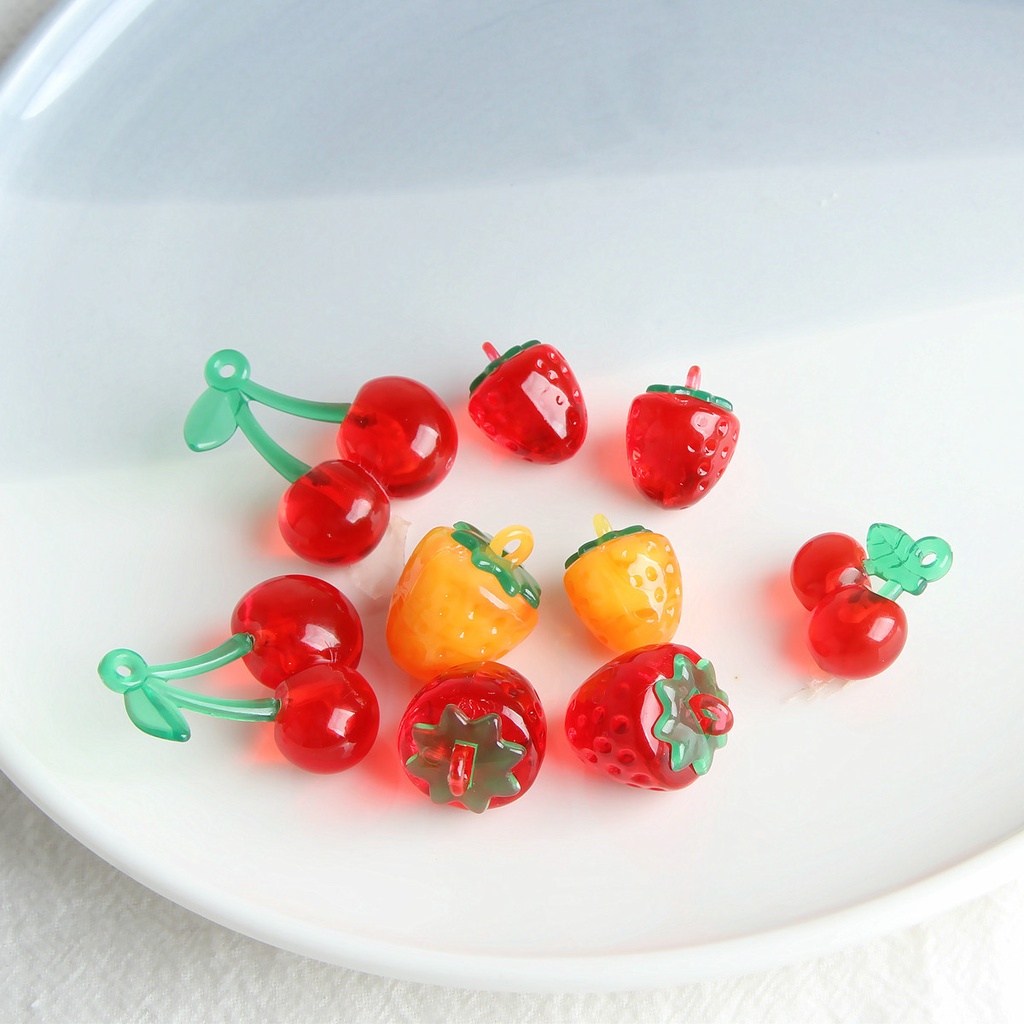 Set 3 Mặt Dây Chuyền Hình Trái Cây Dễ Thương