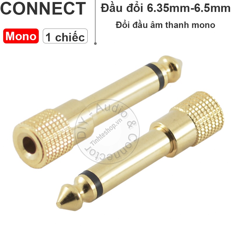Jack 6.5 sang 3.5 mono 1 chiếc - Đầu đổi 3.5 sang 6.5