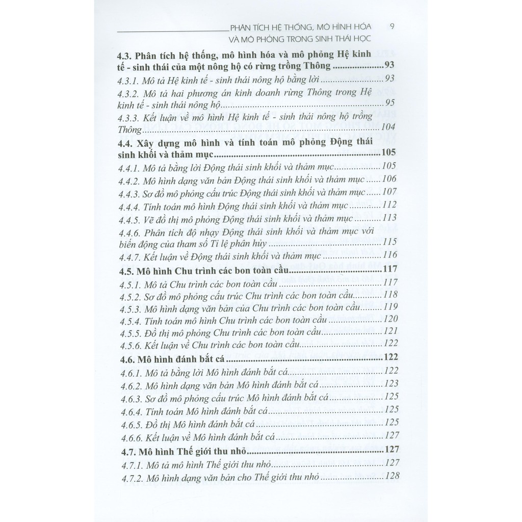 Sách - Phân Tích Hệ Thống, Mô Hình Hóa Và Mô Phỏng Trong Sinh Thái Học