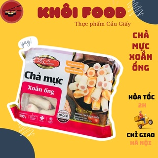 Chả mực xoắn ống hãng Lacusina - làm cá viên chiên hoặc thả lẩu, làm mỳ trộn