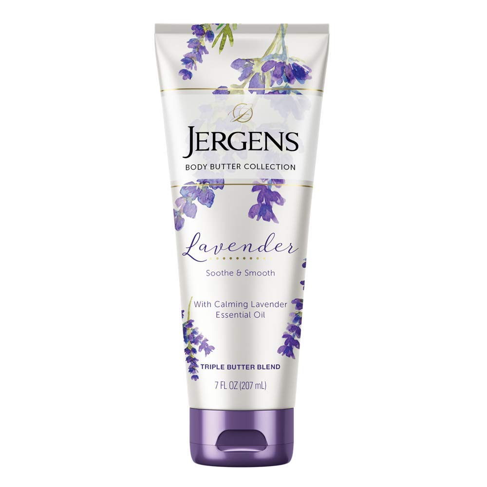 Bơ dưỡng ẩm chứa tinh dầu Jergens Lavender Body Butter Moisturizer with Essential Oil 207ml