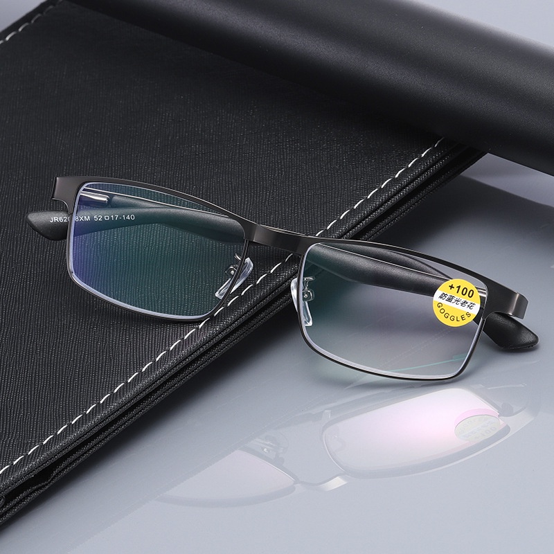 【+100°~+400°Kính Đọc Sách Chống Ánh Sáng Xanh Thoải Mái Chống Mệt Mỏi Cho Nam Và Nữ