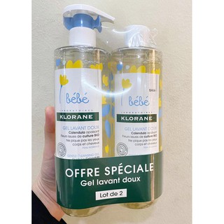 sữa tắm Klorane BeBe Pháp cho bé