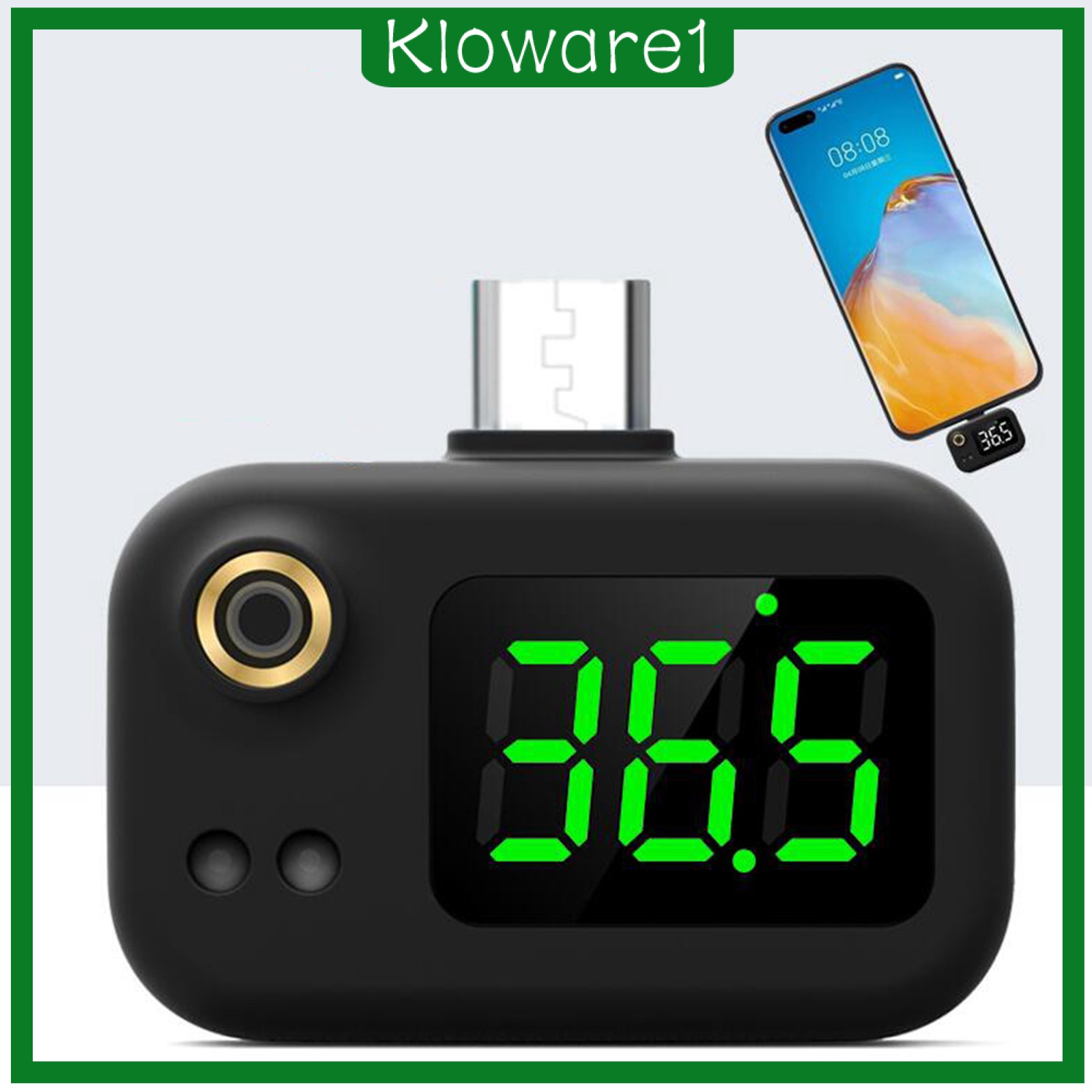 Nhiệt Kế Hồng Ngoại Mini Thông Minh Cổng Usb Kloware1