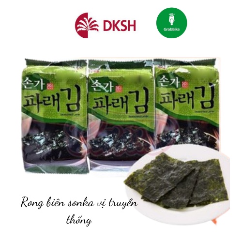 Tảo biển ăn liền Sonka (Lốc 3 gói - 15gr)-[FREE SHIP] TỪ ĐƠN 50K