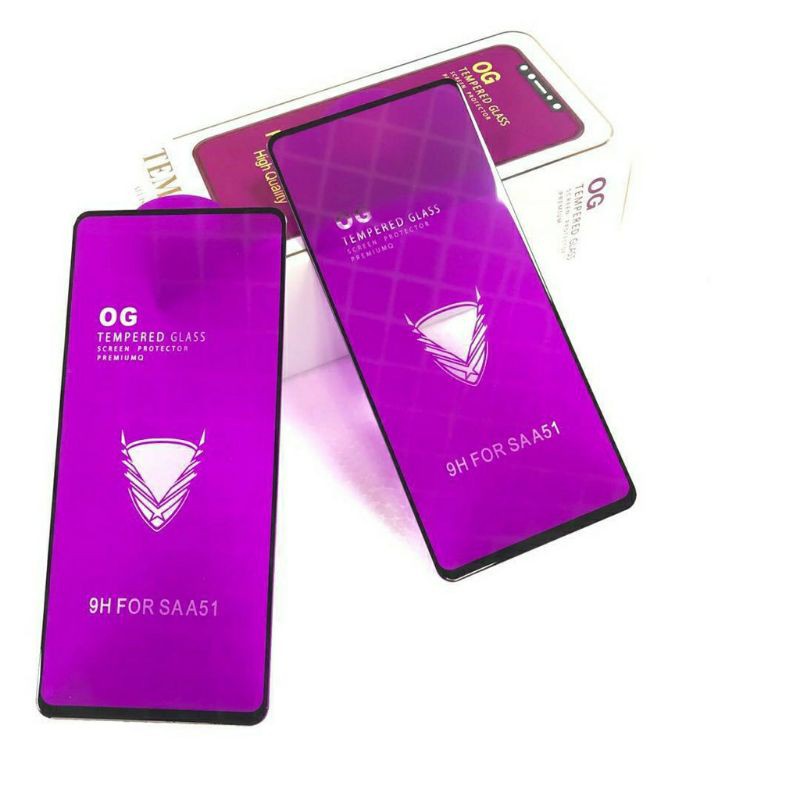 Kính Cường Lực OG Cho Galaxy A51 / A51 5G / A71 Full Màn Hình Siêu Chịu Lực - Khoan không thủng