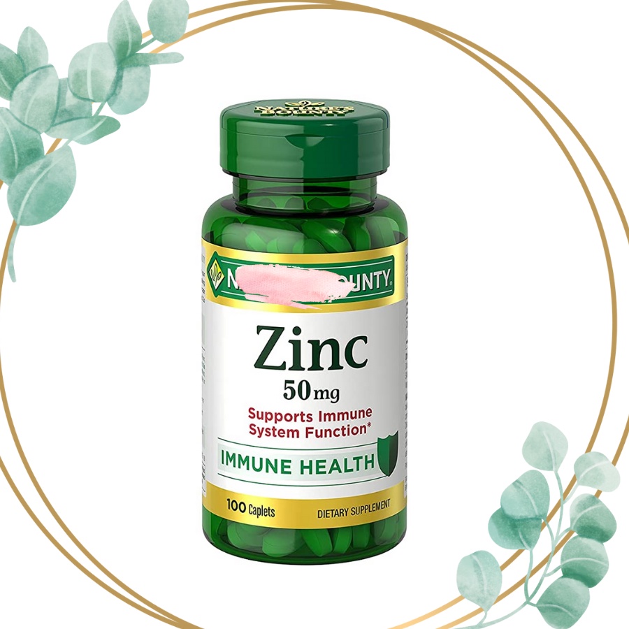 Nature's Bounty Zinc 50mg 100 capsules