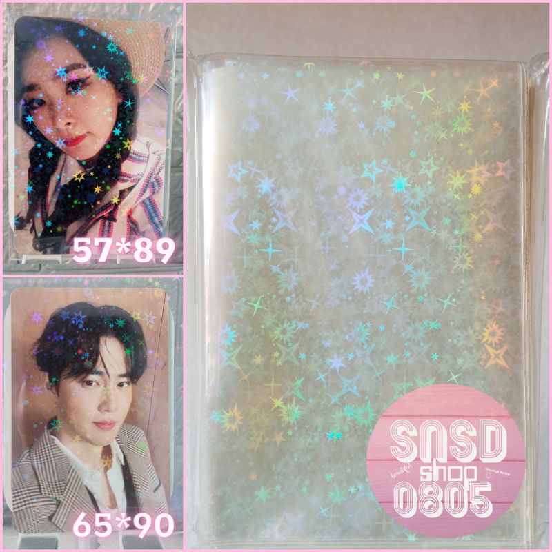 Sleeve Foil Đựng Card, Thẻ Bài Pokemon , Yugioh Sleeve Hologram Ngôi Sao Nhỏ , Bầu Trời Sao