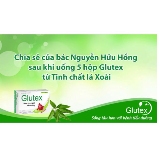 Glutex cho bệnh nhân tiểu đường