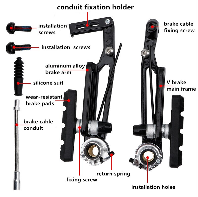 Giá đỡ phanh đĩa LITEPRO chữ V thông minh V2 412 14/ 16 inch 406/ 451 SP8 110mm hợp kim nhôm