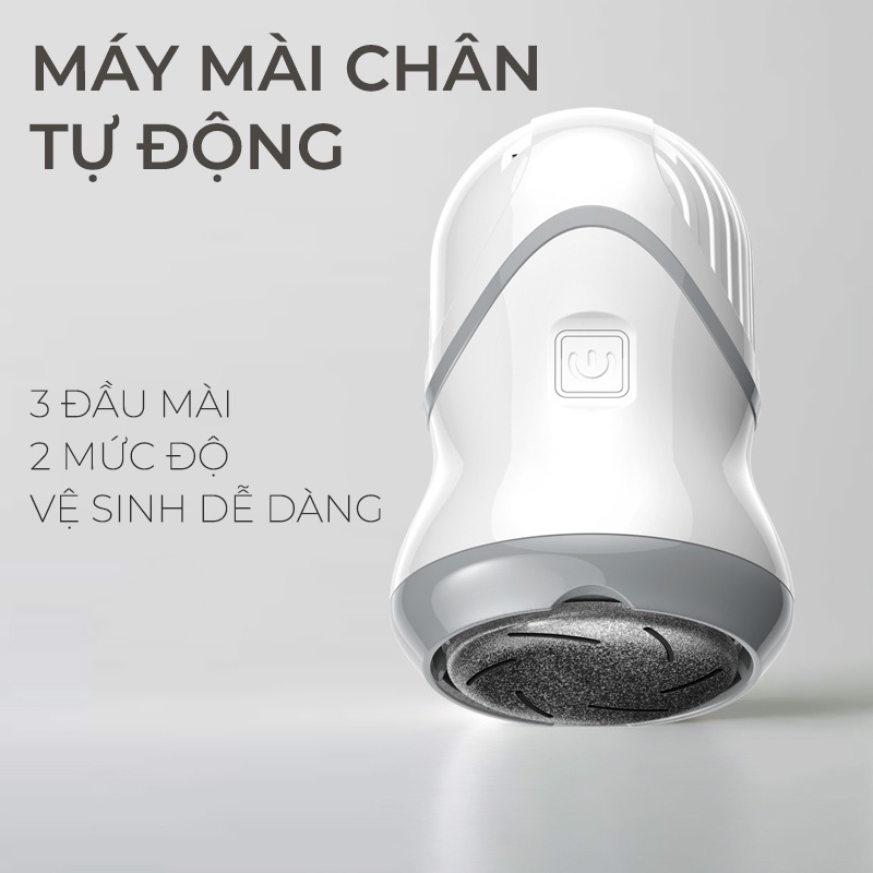 Máy chà gót chân tự động 3 đầu mài công nghệ mới S1661 loại bỏ chai sừng, tế bào chết