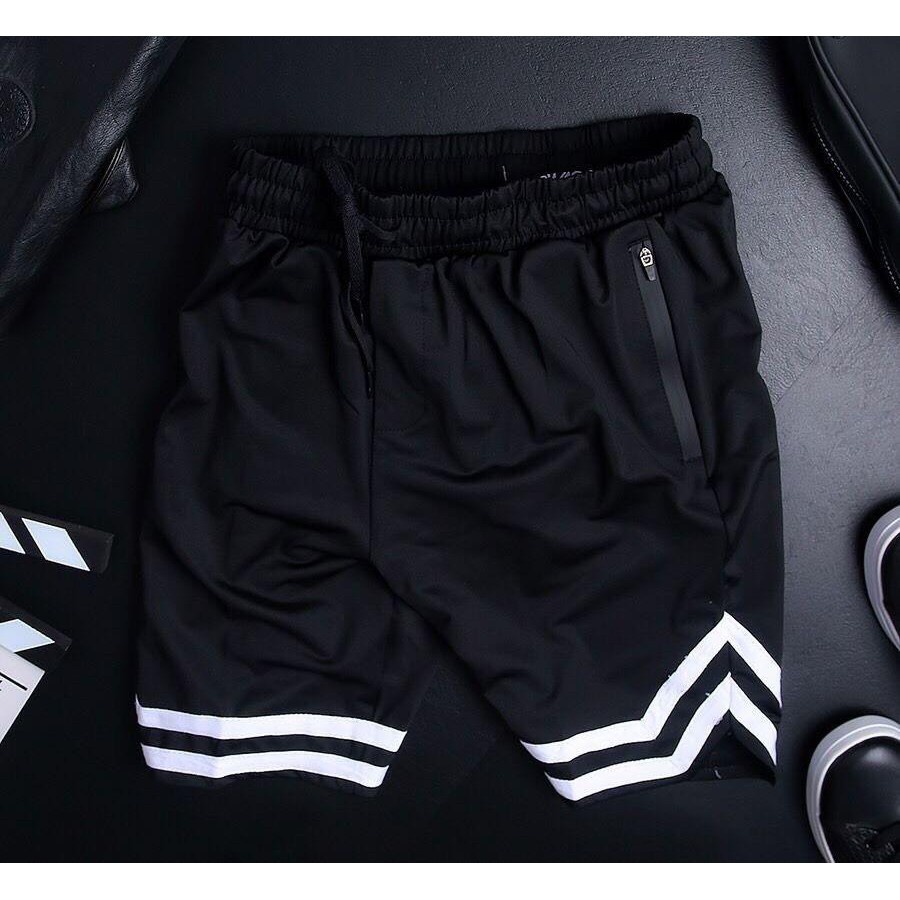 Quần đùi nam kiểu chữ V , quần short nam 2V unisex, ngố cạp thun viền thể thao, chất mì hàn loại 1