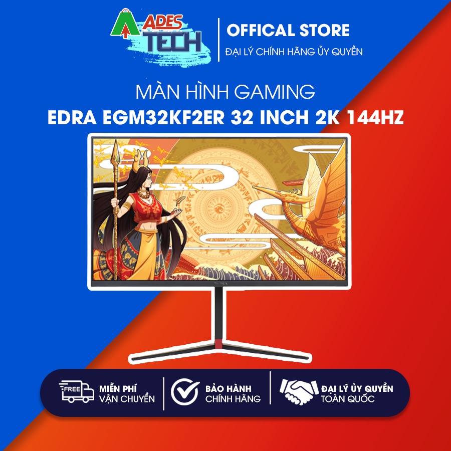 Màn Hình Gaming EDRA EGM32KF2ER 32 inch 2K 144hz