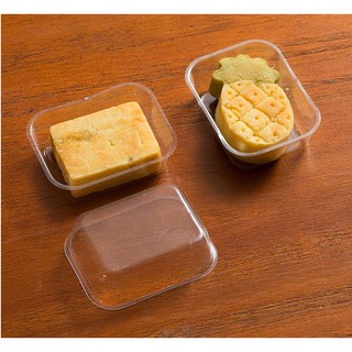 Khay Nhựa Đựng Bánh Dứa (Set 100 Cái).